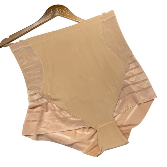 Honeylove Shapewear Queen Brief Nude 3X Hourglass Double Knit - Picture 1 of 8